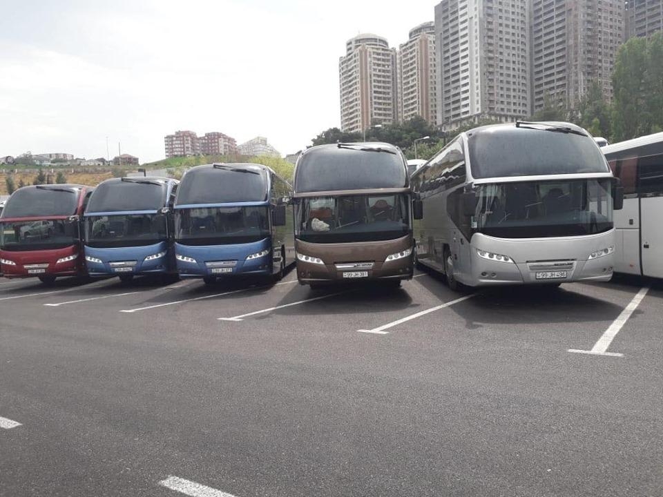 Avtovağzal Qurban bayramına görə ''Neoplan''lar da cəlb edib (FOTO)