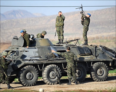 Suriyada türklərə hücum olub, iki hərbçi yaralanıb