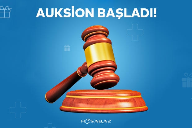 ''Hesab.az''da çoxdan gözlənilən hərrac artıq başladı