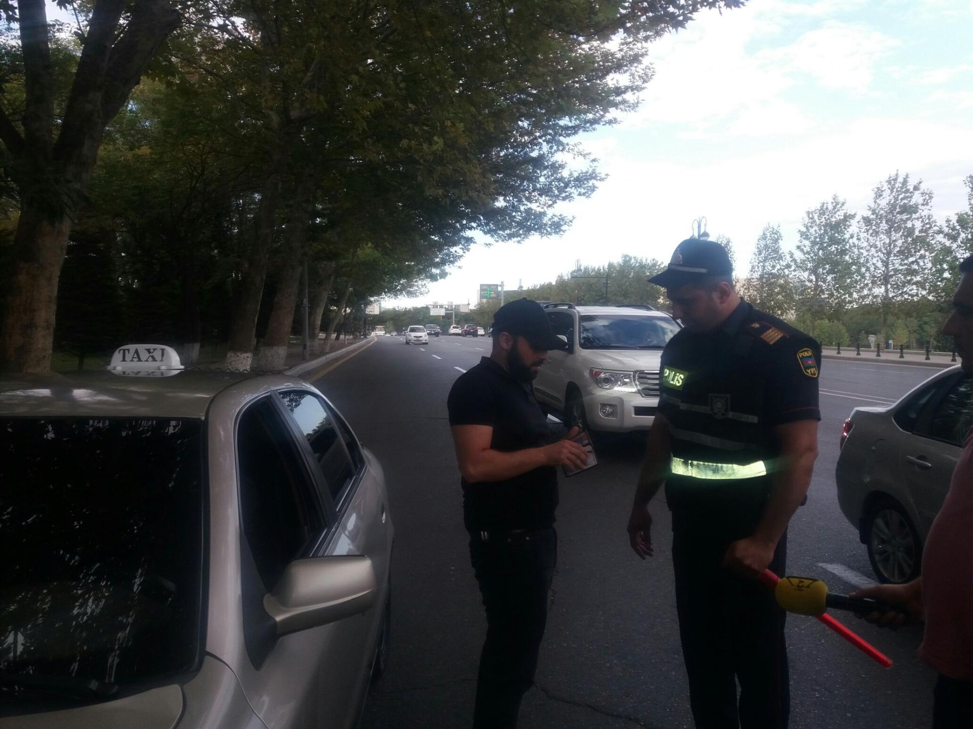 Nəsimi polisi qaydaları pozan 161 sürücünü saxladı (FOTO)