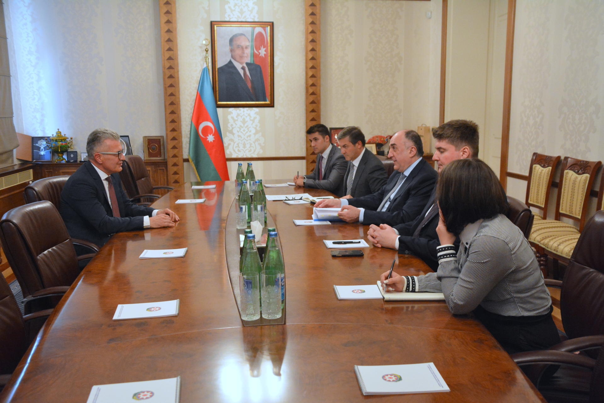 Elmar Məmmədyarov Xorvatiyanın Azərbaycana yeni təyin olunmuş səfirini qəbul edib (FOTO)