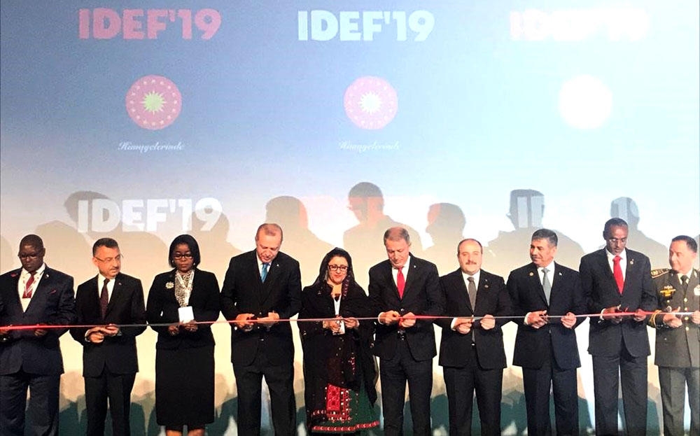 Zakir Həsənov “İDEF-2019” sərgisinin açılış mərasimində iştirak edib