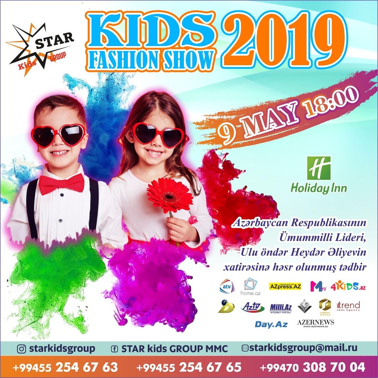 “Kids Fashion Show 2019” yarışması keçiriləcək