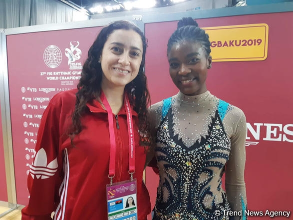 Anqola gimnastı: Milli Gimnastika Arenasında çıxış etmək mənim üçün şərəfdir