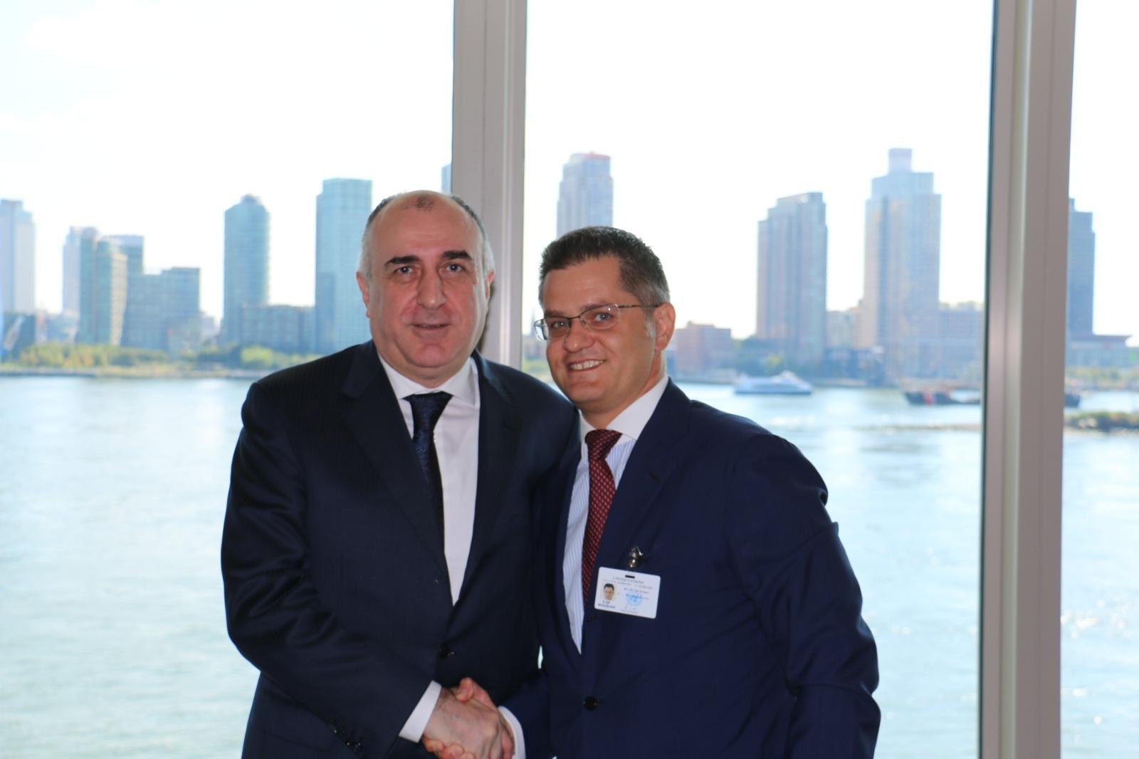Elmar Məmmədyarov Beynəlxalq Münasibətlər və Dayanıqlı İnkişaf Mərkəzinin prezidenti ilə görüşüb