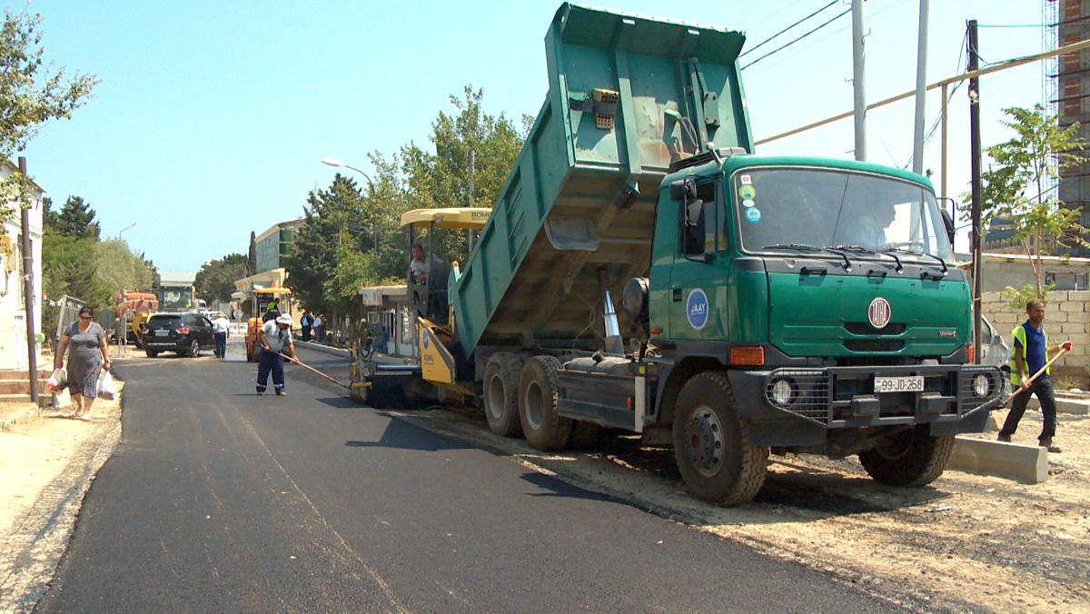 Bakıda uzunluğu 8.6 km olan bu küçə yenidən qurulur (FOTO)