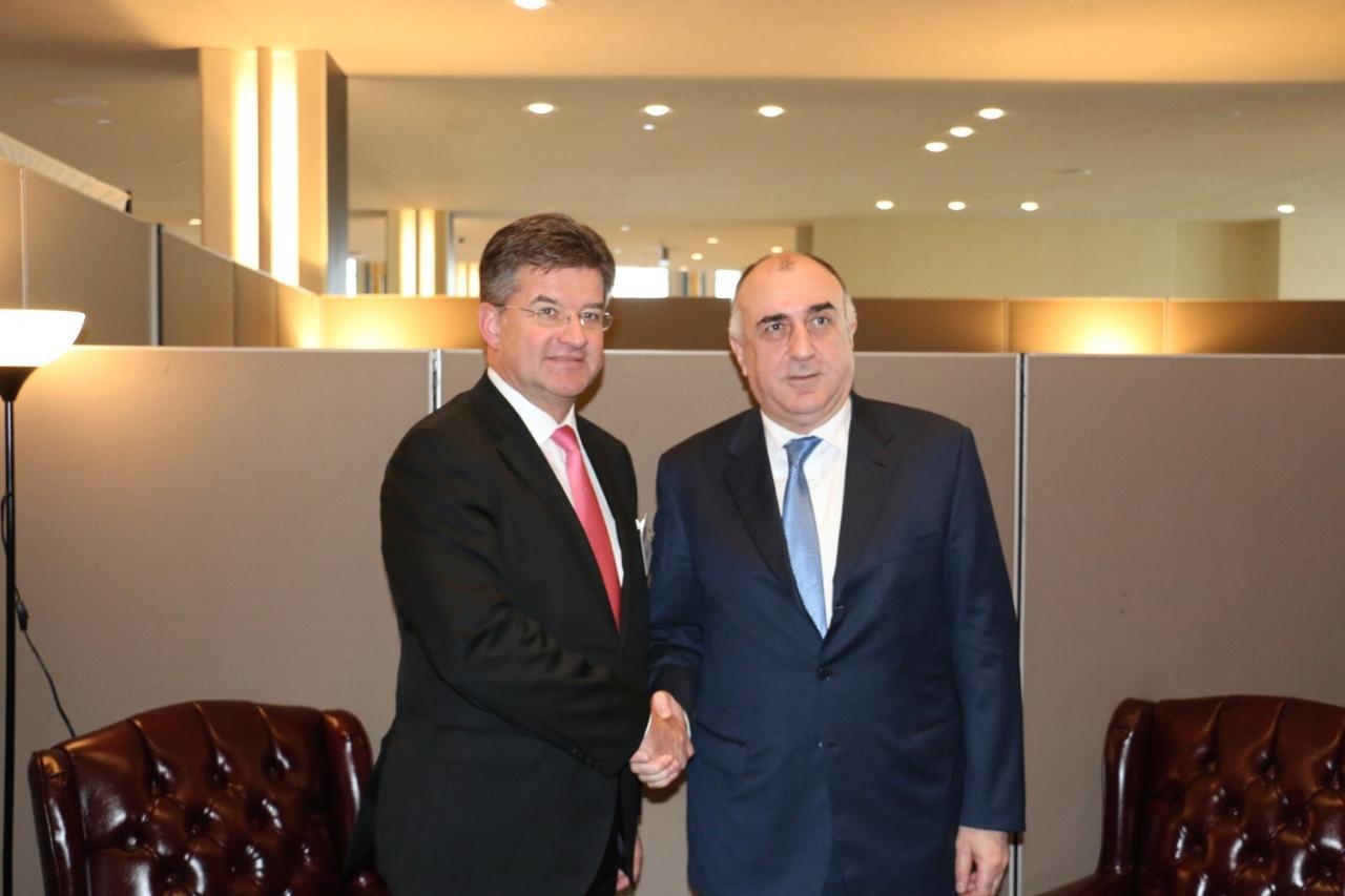Elmar Məmmədyarov Slovakiyanın Xarici və Avropa İşləri naziri Miroslav Layçak ilə görüşüb (FOTO)