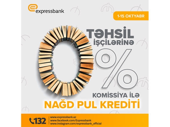 Expressbank təhsil işçilərini “Müəllimlər günü” münasibəti ilə sevindirəcək