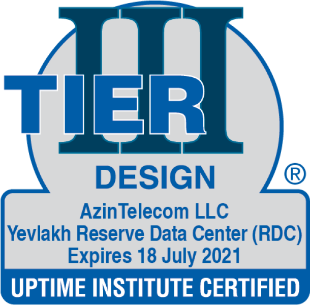 Yevlaxda inşa olunan ehtiyat Data Mərkəzi üçün TIER 3 sertifikatı alınıb (FOTO)