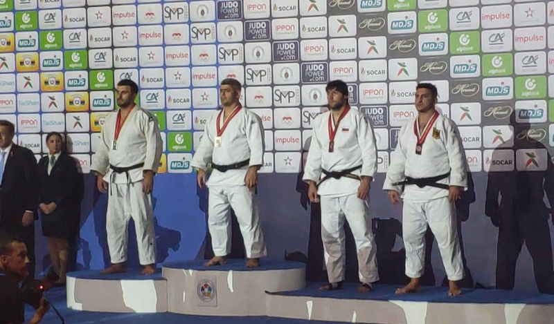 Usta cüdoçularımız dünya çempionatında 5 qızıl, 1 gümüş və 1 bürünc medal qazanıb (FOTO)