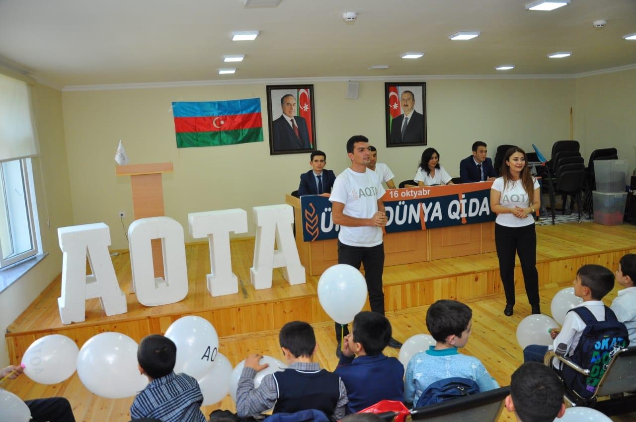 AQTA əməkdaşları ''Sağlam məktəbli'' layihəsi çərçivəsində bölgələrdə tədbirləri davam etdirir (FOTO)