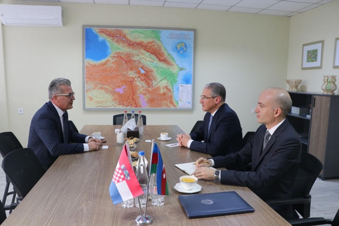 Azərbaycanla Xorvatiya arasında ətraf mühit üzrə əməkdaşlıq müzakirə olunub