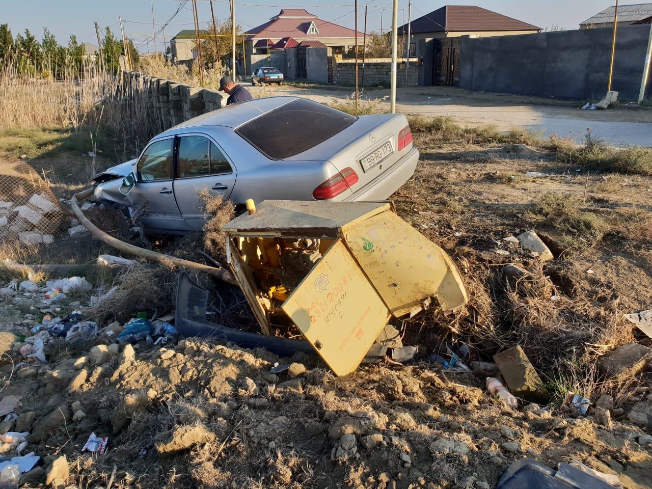 Pirşağıda qəza olub, qəsəbə qazsız qalıb (FOTO)