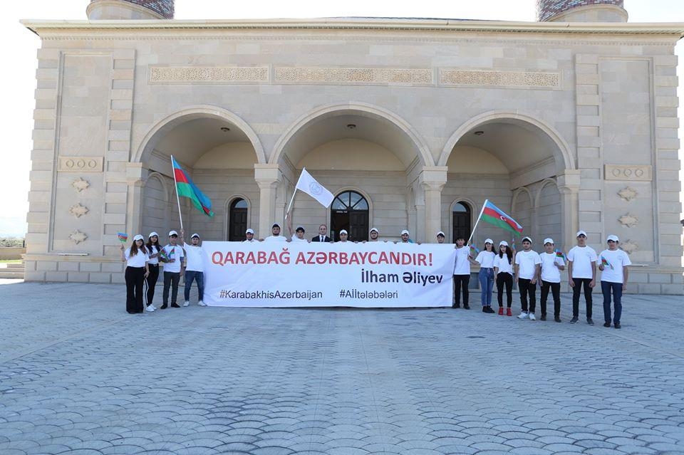 Cocuq Mərcanlı kəndində “Qarabağ Azərbaycandır!” lövhəsi açılıb