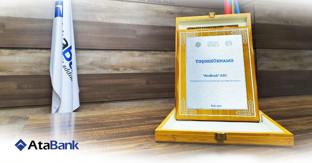 AtaBank “Qlobal Sahibkarlıq Həftəsi”ndə təltif edilib (FOTO)