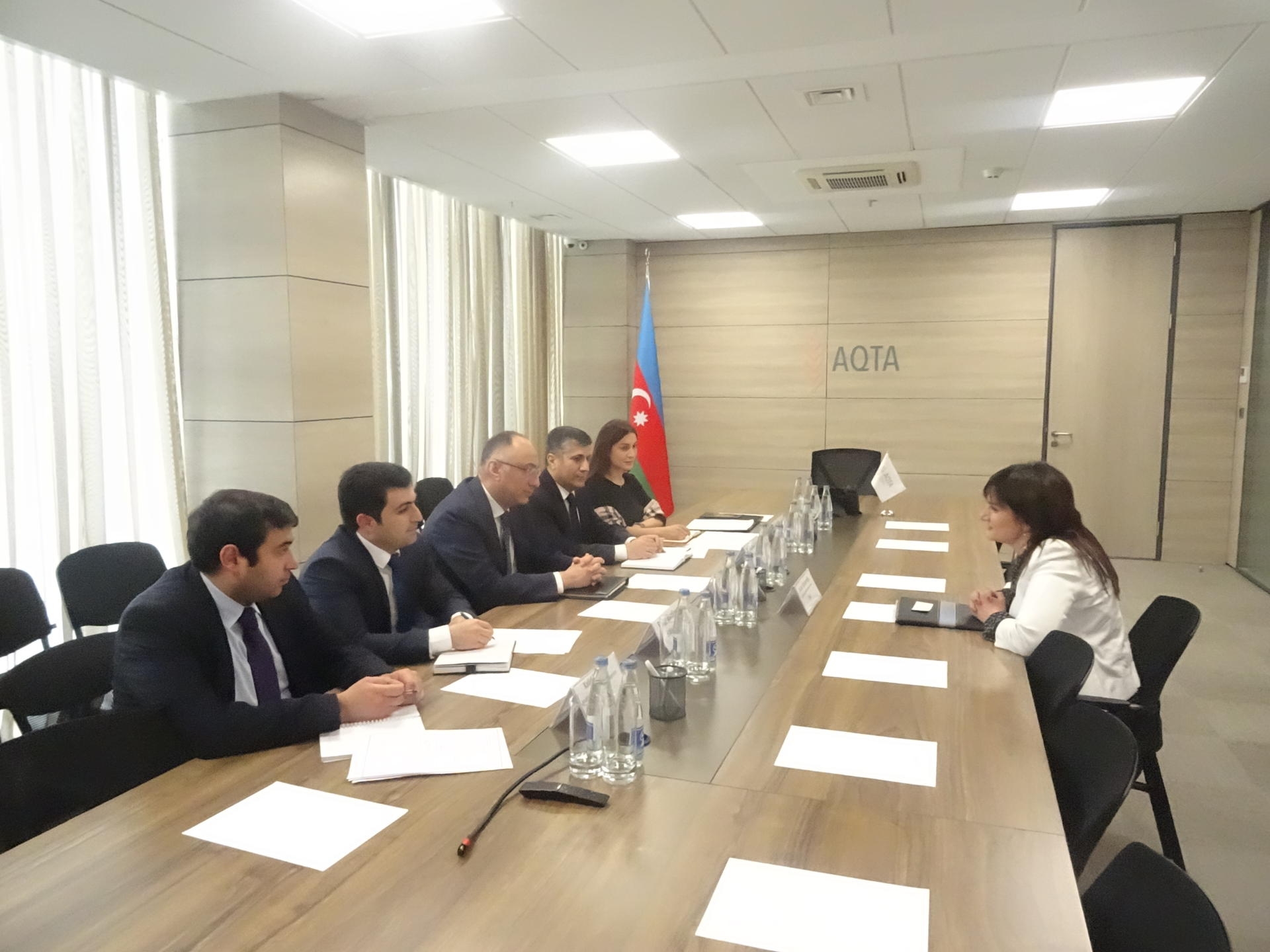 AQTA sədri Türk Standartları İnstitutunun Azərbaycan nümayəndəliyinin rəhbəri ilə görüşüb (FOTO)