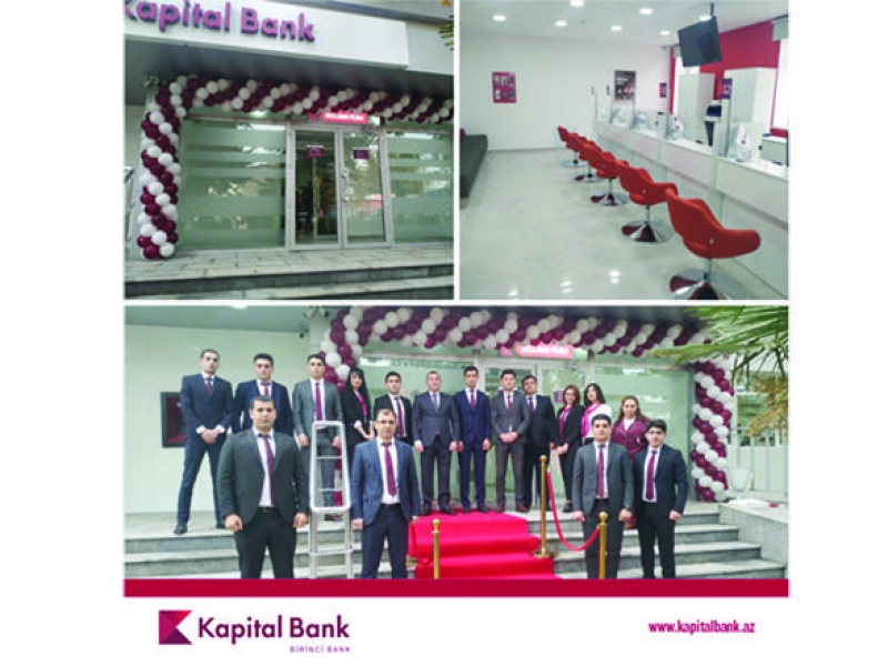 Kapital Bank yenilənən Cəlilabad filialını istifadəyə verib