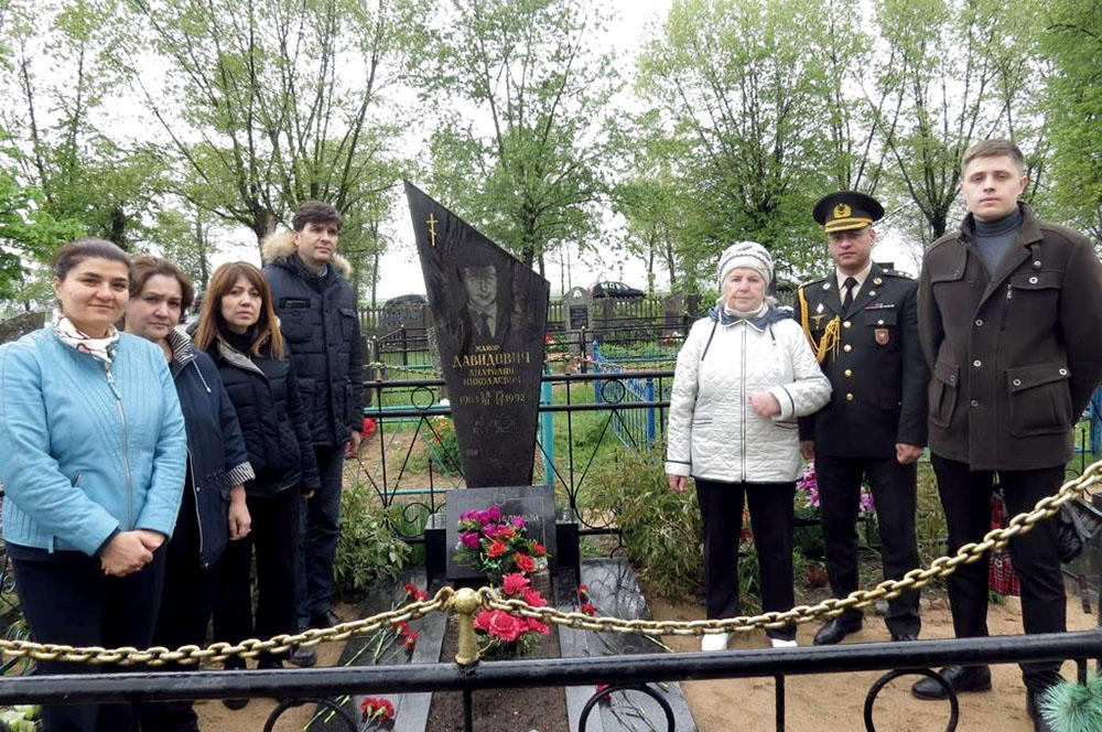 Belarusda Azərbaycanın Milli Qəhrəmanı Anatoli Davidoviçin xatirəsi ehtiramla yad edilib (FOTO)