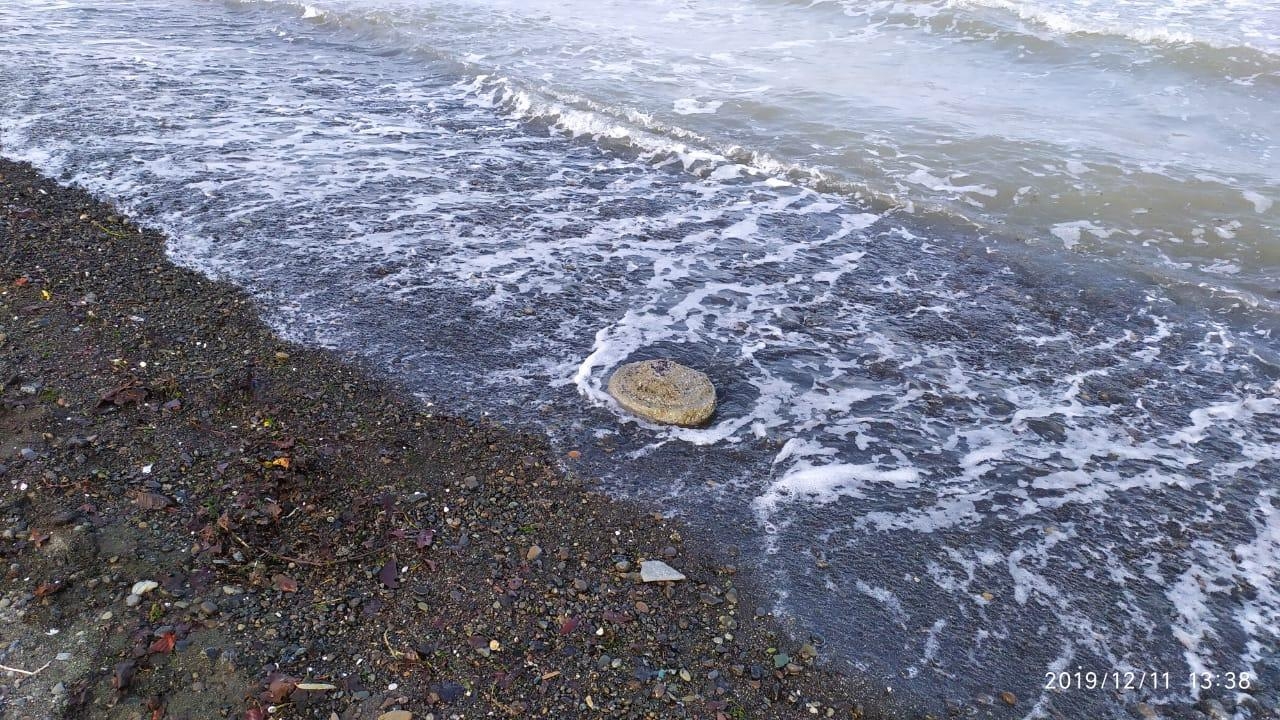 Dəniz sahilində tank əleyhinə mina aşkarlanıb (FOTO)