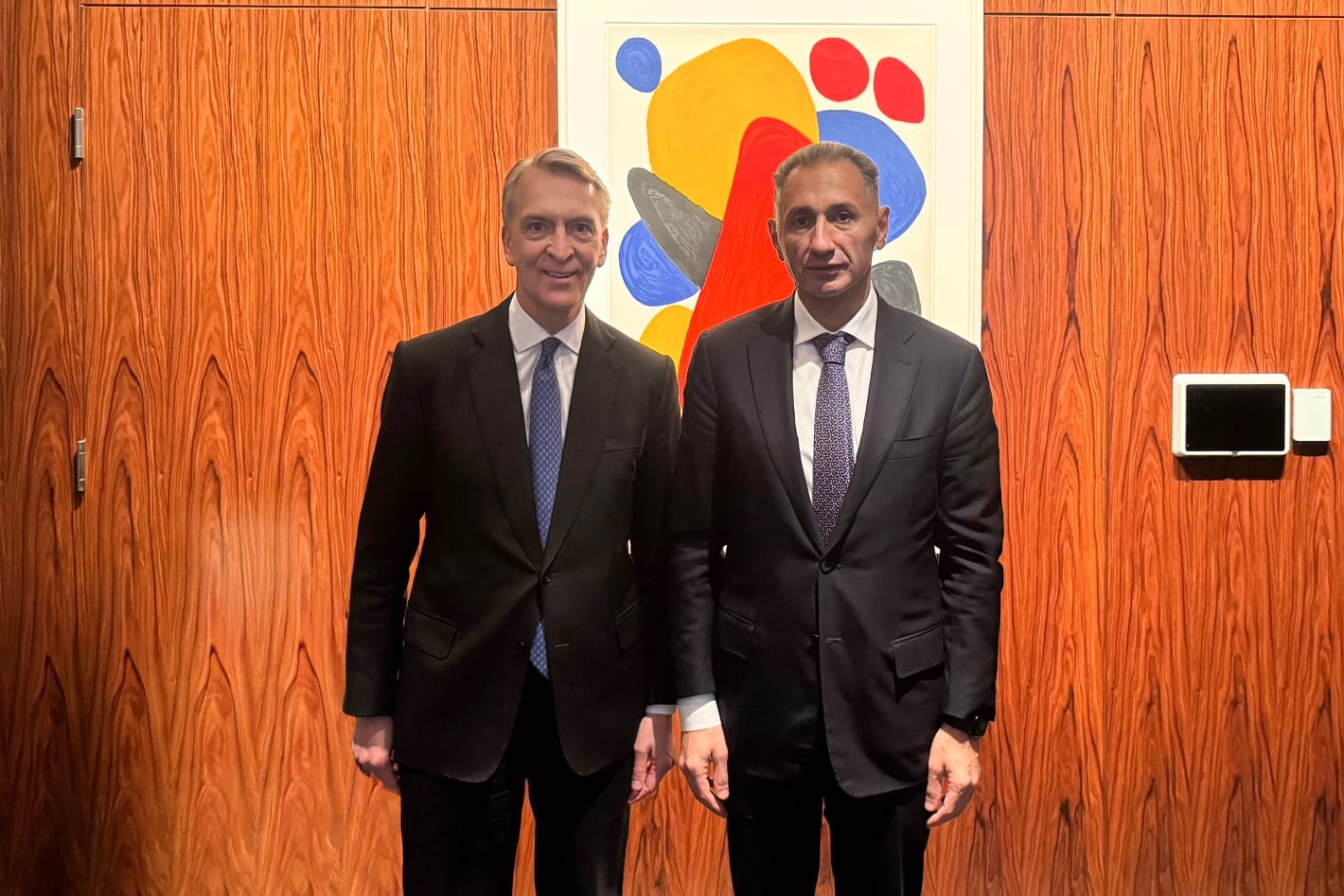 Rəşad Nəbiyev ABŞ-də “Brookfield” şirkətinin icraçı direktoru ilə görüşüb