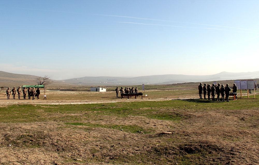 Ali Hərbi Məktəbinin kursantlarının intensiv hazırlığı (FOTO/VİDEO)