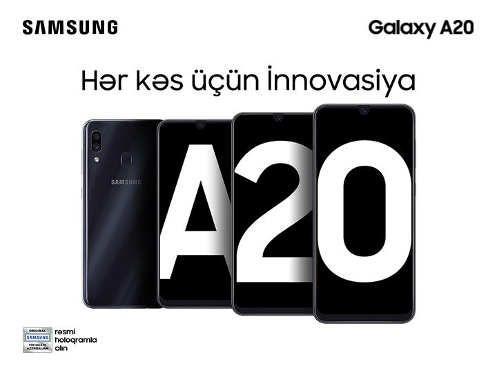 Samsung Galaxy A20 – bir smartfonda görmək istədikləriniz