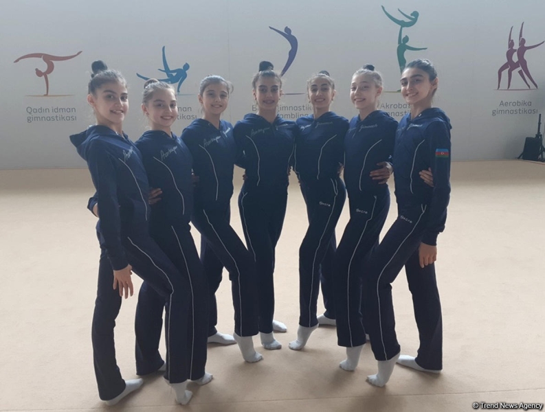 Bədii gimnastika üzrə 35-ci Avropa Çempionatında Azərbaycan komandası 5 halqa ilə hərəkətlərdə finala çıxıb