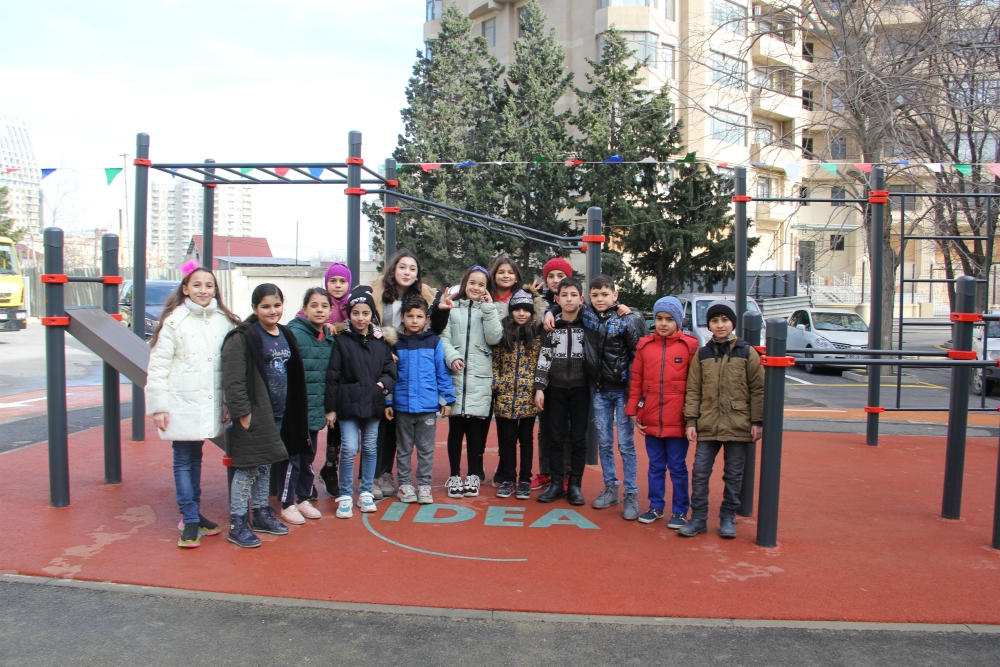 “Bizim həyət” layihəsi çərçivəsində daha bir həyət abadlaşdırılıb (FOTO)