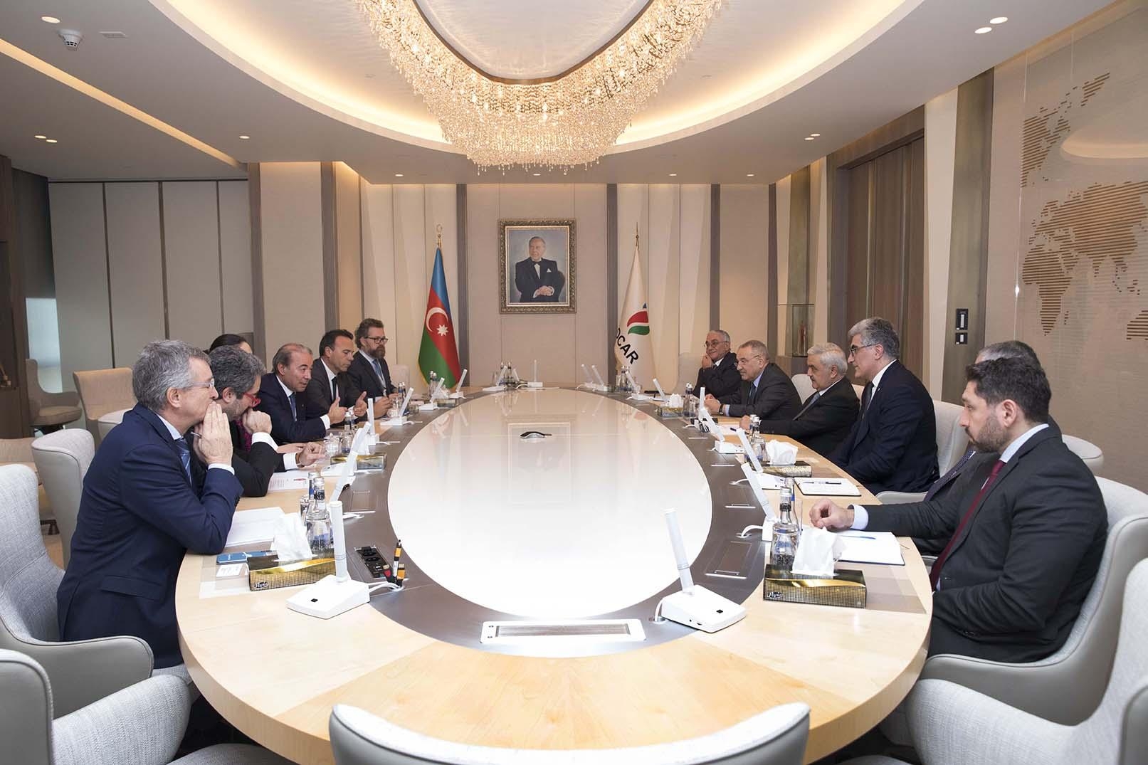 SOCAR-ın prezidenti ''Maire Tecnimont'' şirkətlər qrupunun rəhbərini qəbul edib (FOTO)