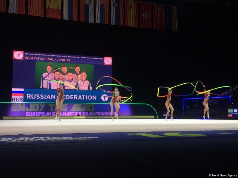 Rusiyalı gimnastlar Avropa çempionatında ikinci qızıl medalı qazanıblar