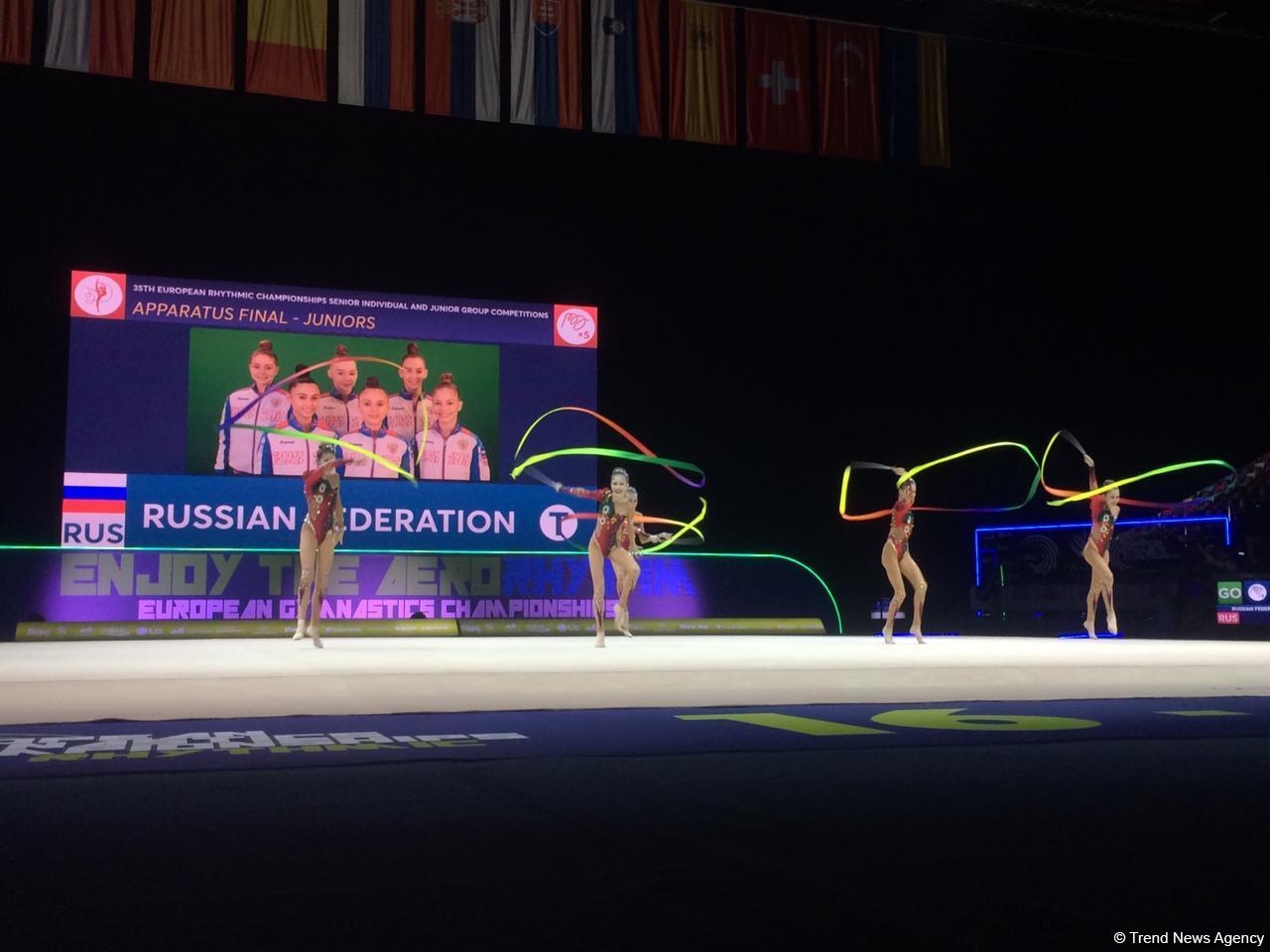 Rusiyalı gimnastlar Avropa çempionatında ikinci qızıl medalı qazanıblar