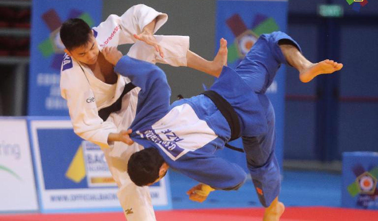 Cüdoçumuz Avropa kuboku yarışında gümüş medal qazanıb (FOTO)