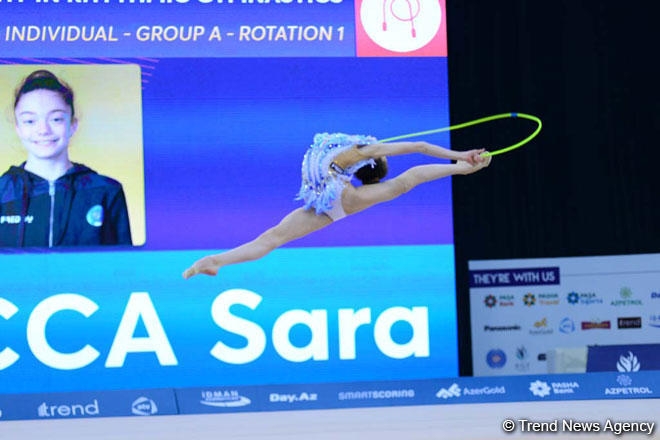 Bakıda bədii gimnastika üzrə 2-ci ''AGF Junior Trophy'' beynəlxalq turnirinə start verilib (FOTO)