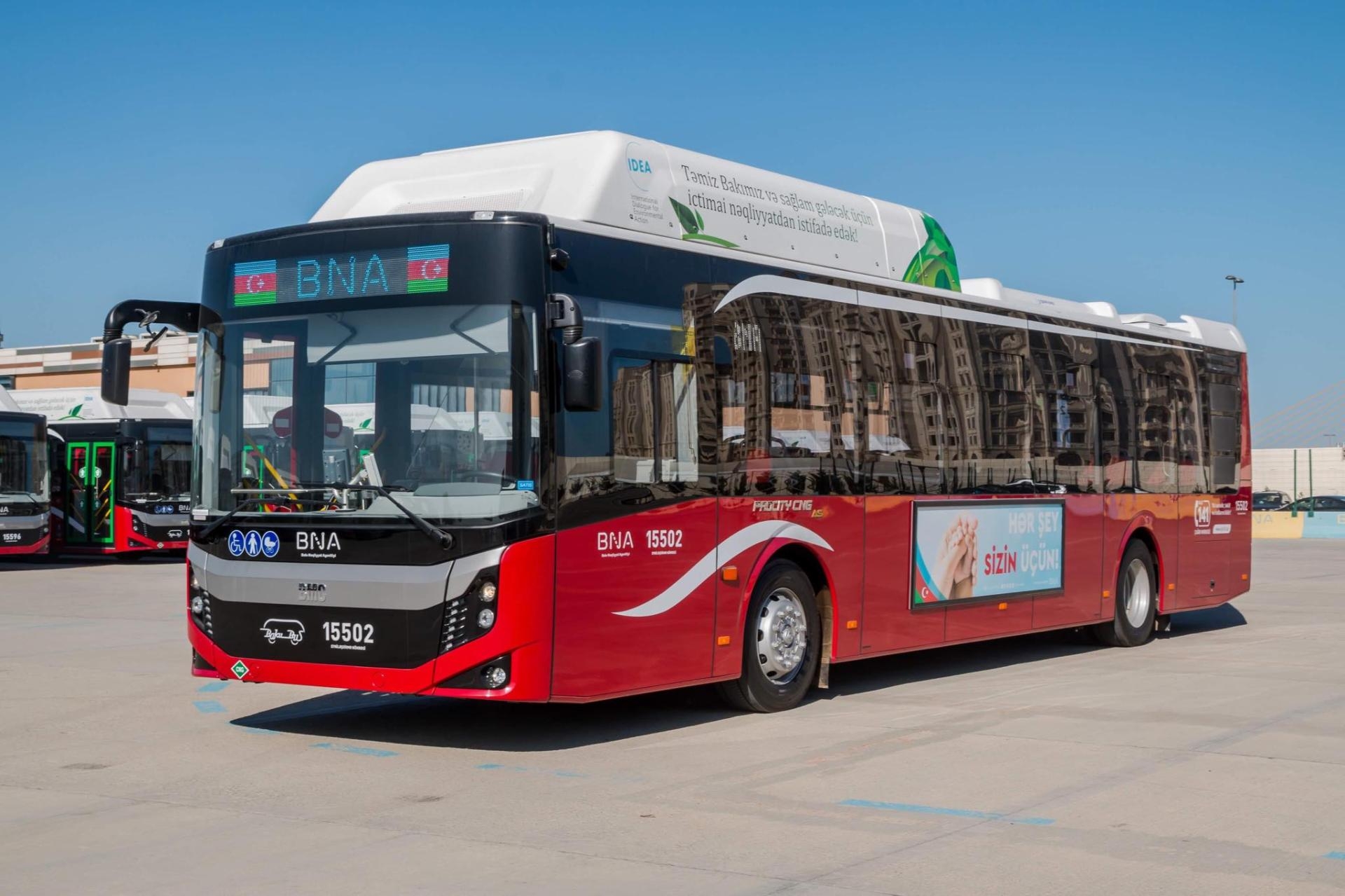 Bakıya 300 ədəd 18 metrlik avtobus gətirilib