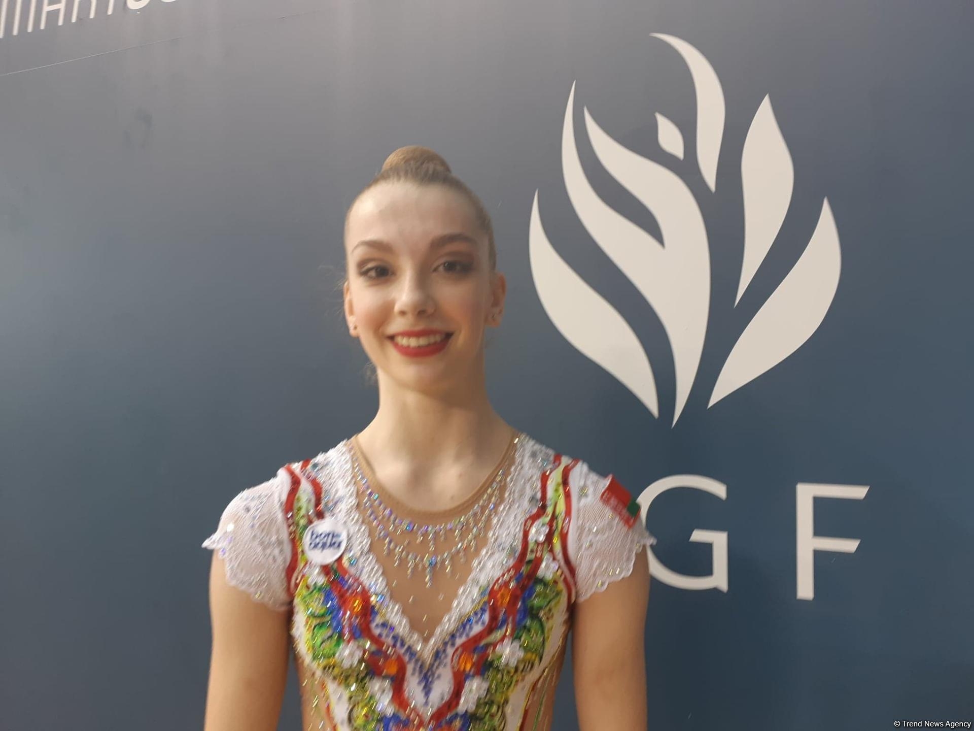 Belarus gimnastı: ''AGF Junior Trophy'' turnirində finala çıxmağa ümid edirəm