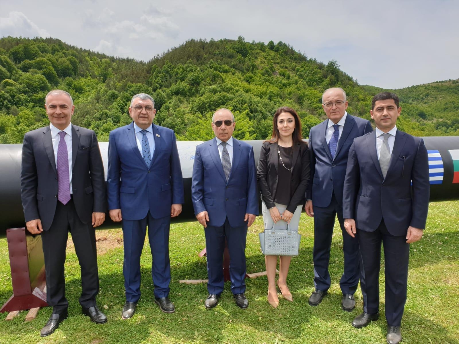 Millət vəkili ''Cənub Qaz Dəhlizi''nin təməlqoyma mərasimi ilə bağlı tədbirdə iştirak edib (FOTO)