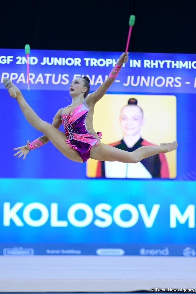 Bakıda bədii gimnastika üzrə AGF Junior Trophy beynəlxalq turnirinin final yarışları davam edir (FOTOREPORTAJ)