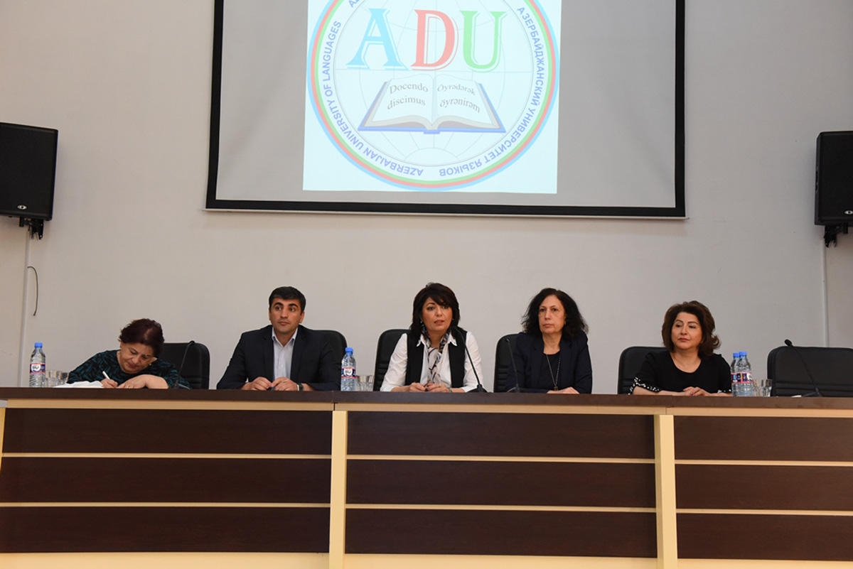 ADU-da pedaqoji və istehsalat təcrübələrinin yekun konfransı keçirilib (FOTO)