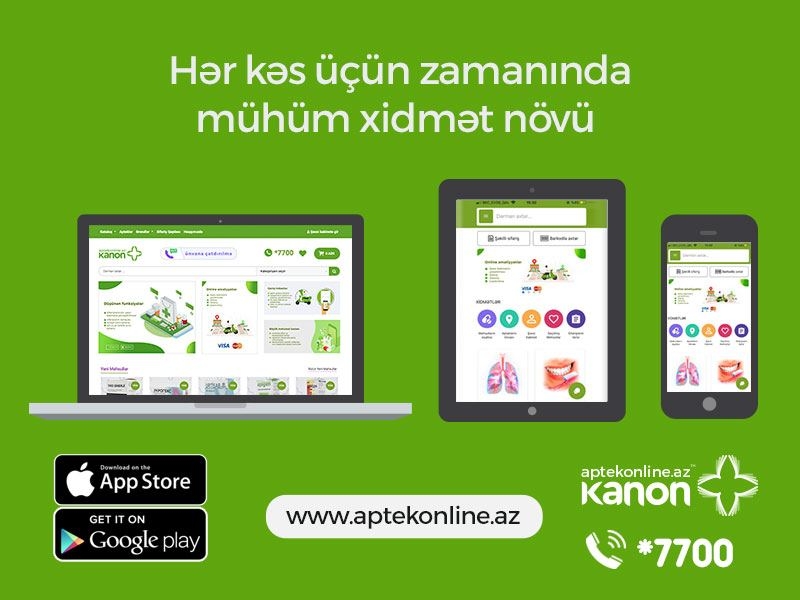 Zamanında mühüm xidmət növü - AptekOnline.az! (VİDEO)