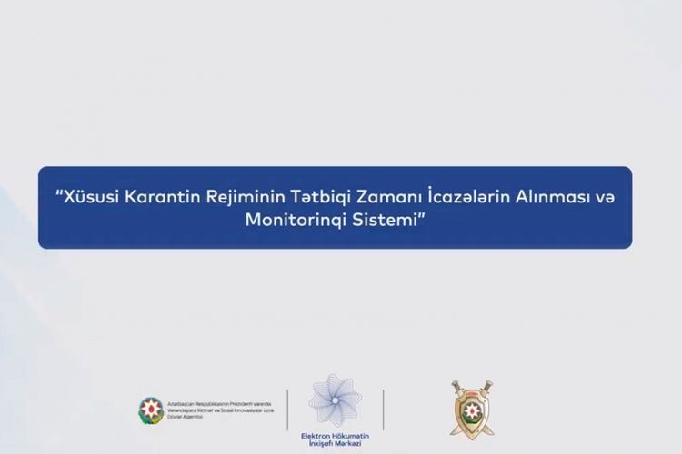 Vətəndaşlar üçün SMS icazə sistemindən istifadə qaydaları ilə bağlı videotəlimat hazırlanıb