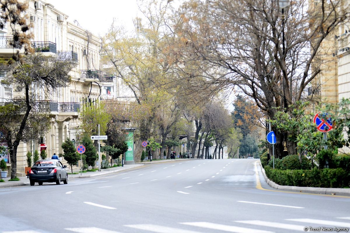 Bakıda karantin rejimində avtomobillərin sayının azalması ekoloji təmizliklə nəticələnib