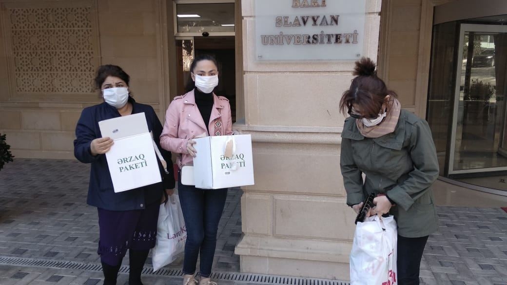 Bakı Slavyan Universitetindən aztəminatlı tələbələrə növbəti dəstək (FOTO)