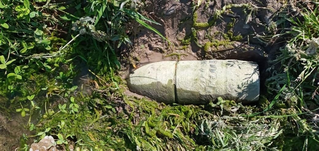 Beyləqanda top mərmisi aşkar olunub (FOTO)