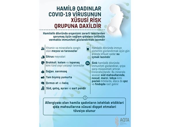 ''AQTA maarifləndirir'': Hamilə qadınların qida rasionu necə olmalıdır?