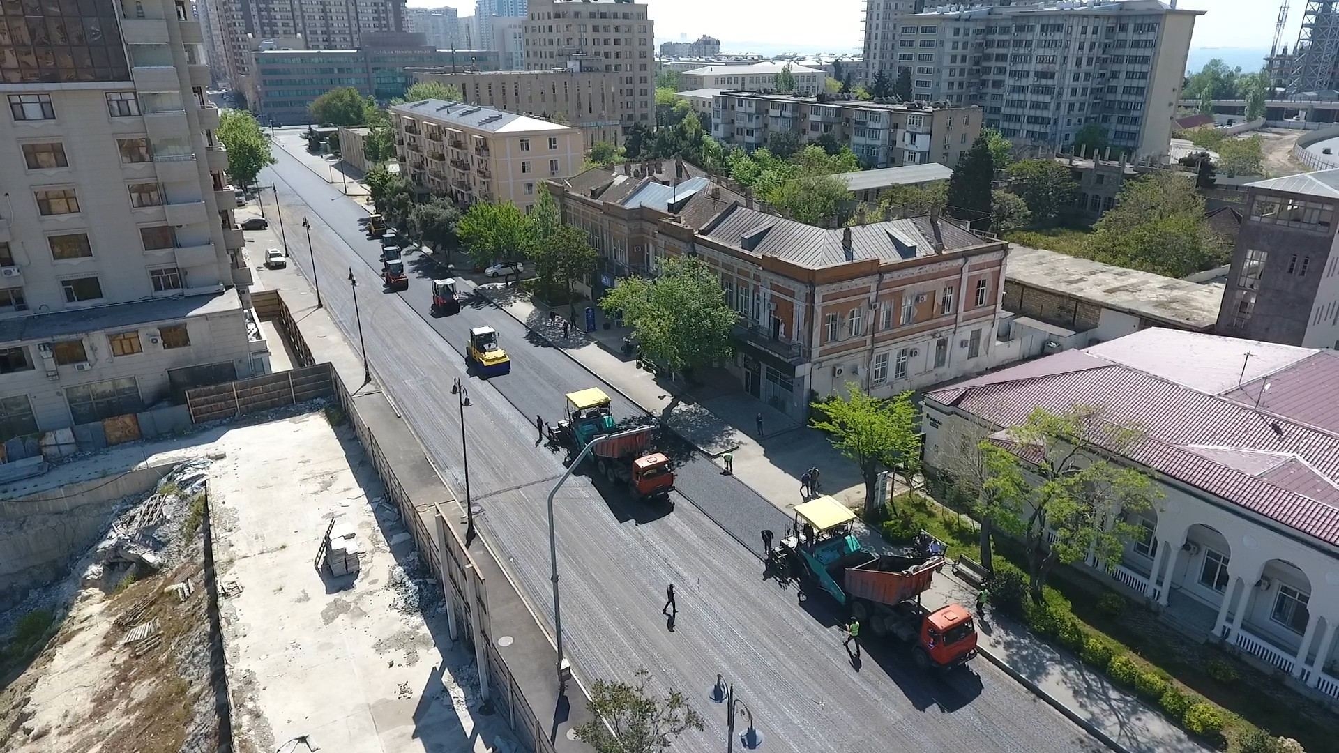 Bakıda yeni yol qovşağı yaradılır (FOTO)