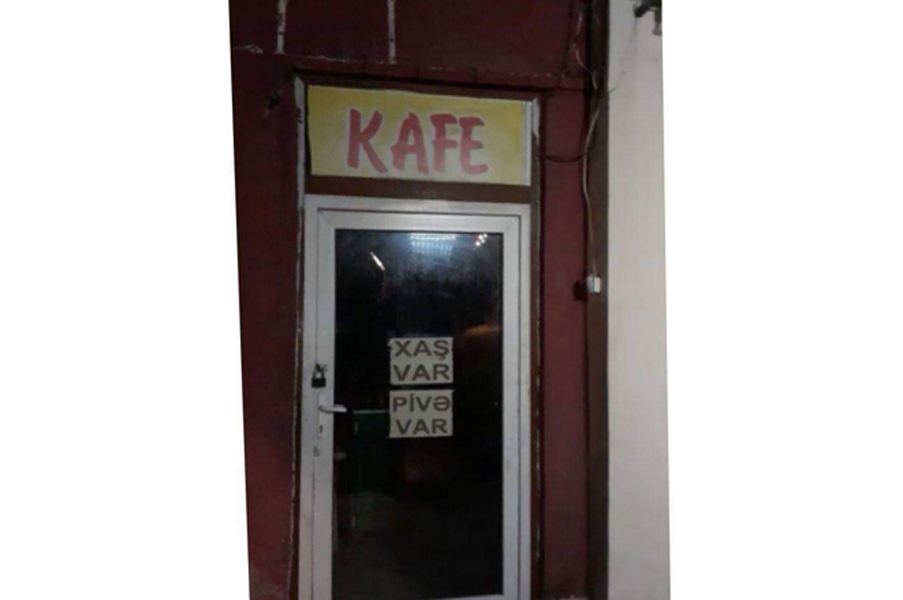 Bakıda karantin qaydalarını pozan kafe aşkarlandı (FOTO)