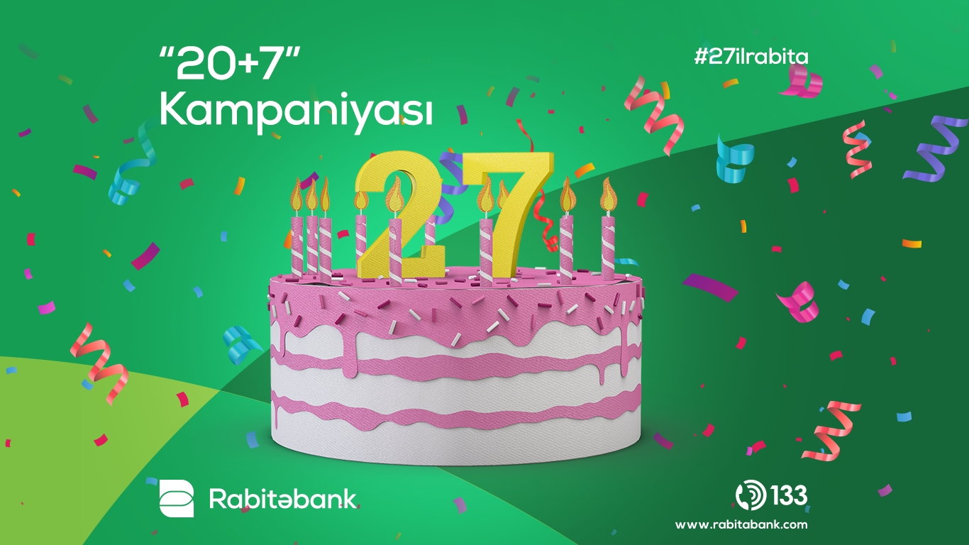 “Rabitəbank”ın 27-ci yaşında hər kəsi sevindirən kampaniya