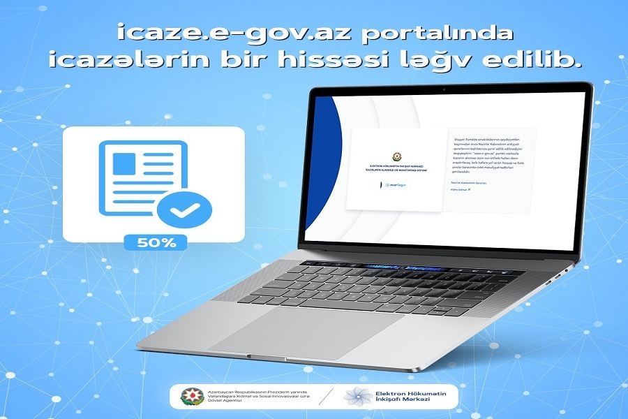 ''İcaze.e-gov.az'' portalında icazələrin bir hissəsi ləğv edilib