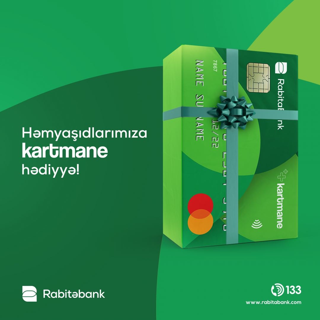 Rabitəbankdan yeni kampaniya - PULSUZ KARTMANE