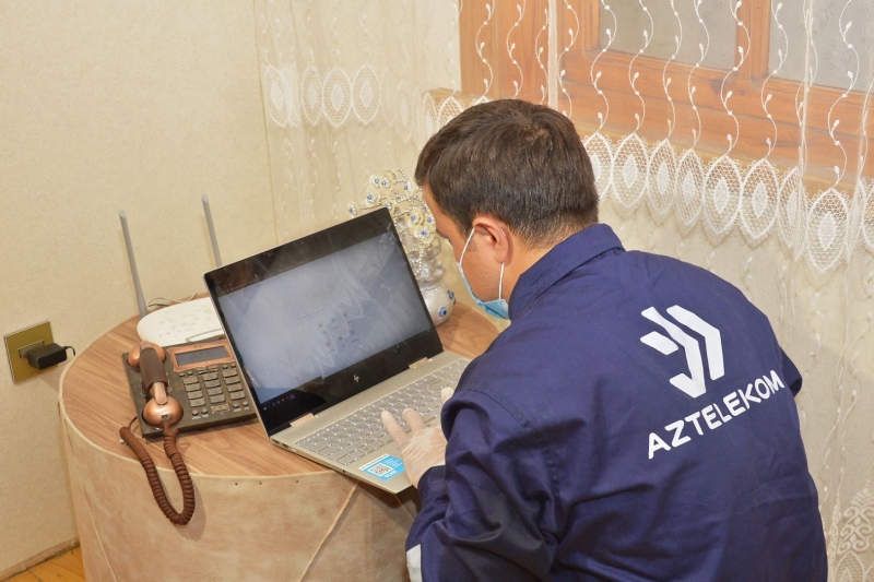 “Aztelekom” 700 mininci evi telekommunikasiya xidmətləri ilə təmin etdi (FOTO)